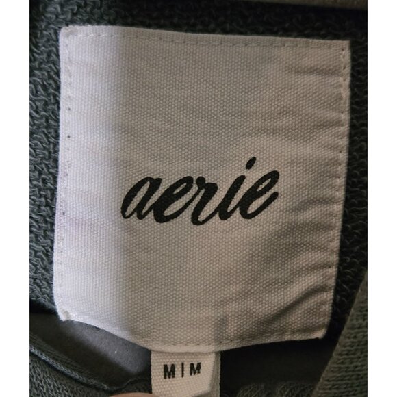 Aerie Women's M Grey Half-Zip Pullover Sweatshirt - Picture 5 of 10